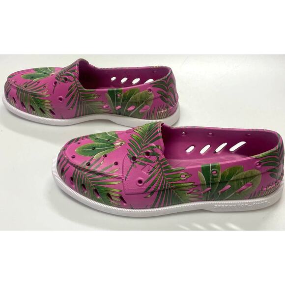 NWOT Sperry Top Sider Mauve/Pink Tropical Slip On Shoe Men\'s Size 9M main image 7